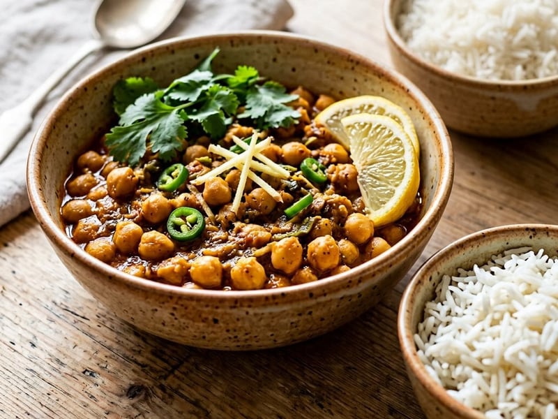 Achari Chana | Spicy Indian Chickpea Curry