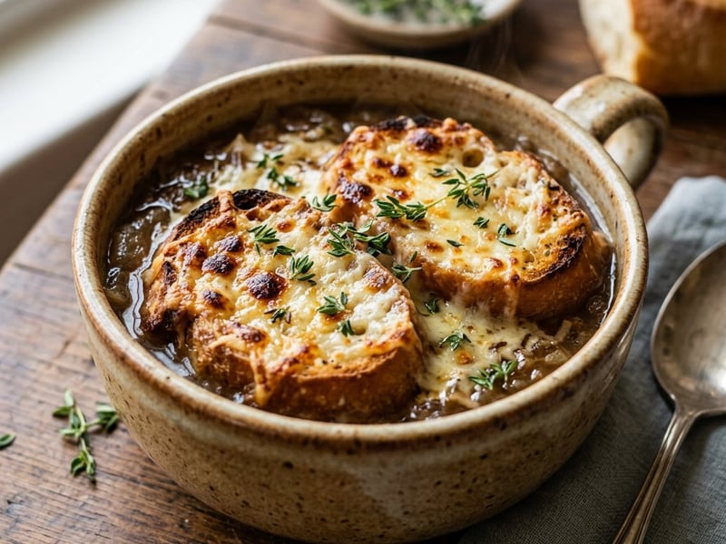 French Onion Soup with Blonde Beer | Flavors of the North