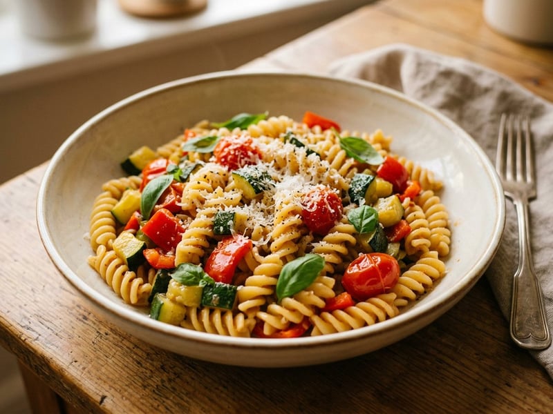 Fusilli all'Ortolana | Quick vegetable recipe