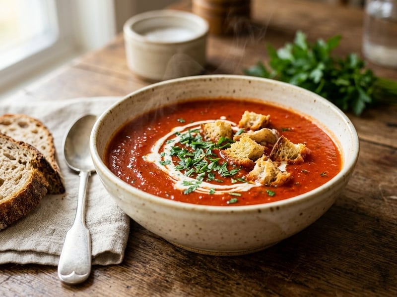 Supă cremă de ardei copți | Aromată și catifelată