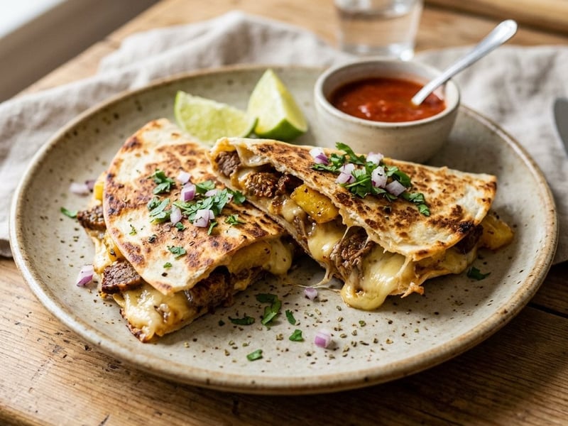 Gringas mexicane cu vită | Street food autentic și suculent