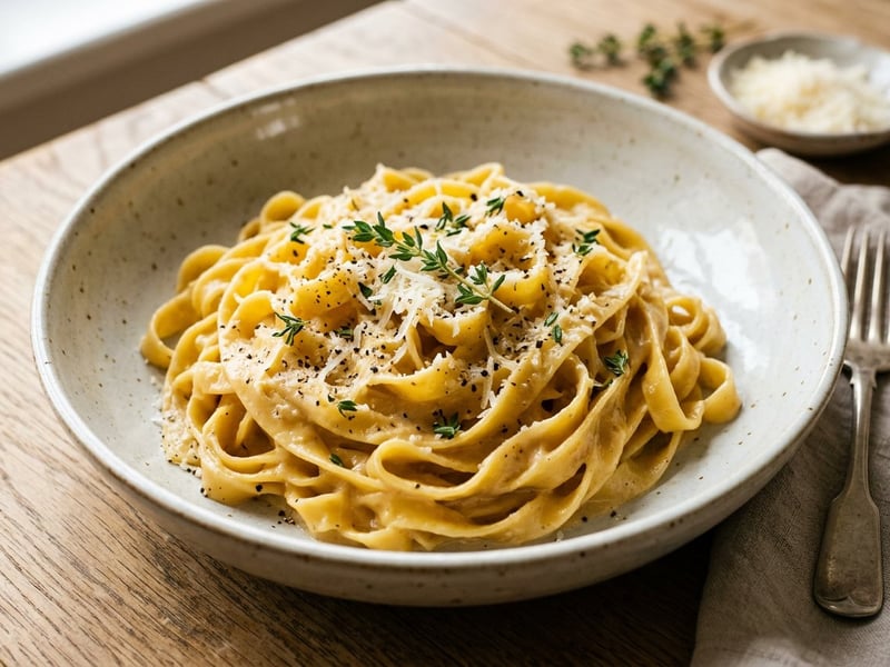 Tagliatelle cu cremă de păstârnac | Savoarea Italiei