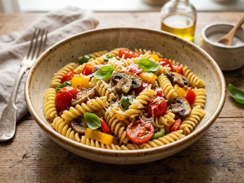 Fusilli all'Ortolana | Italian Taste with Garden Vegetables