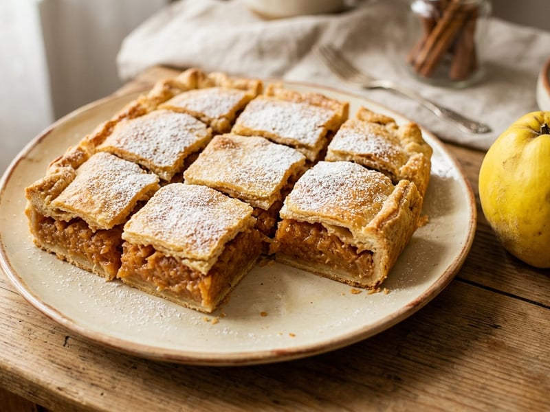 Traditional Quince Pie | Aromatic Autumn Dessert