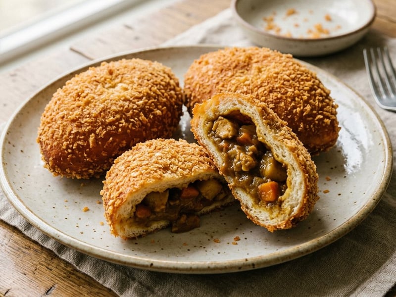 Kare Pan cu pui | Street food japonez crocant