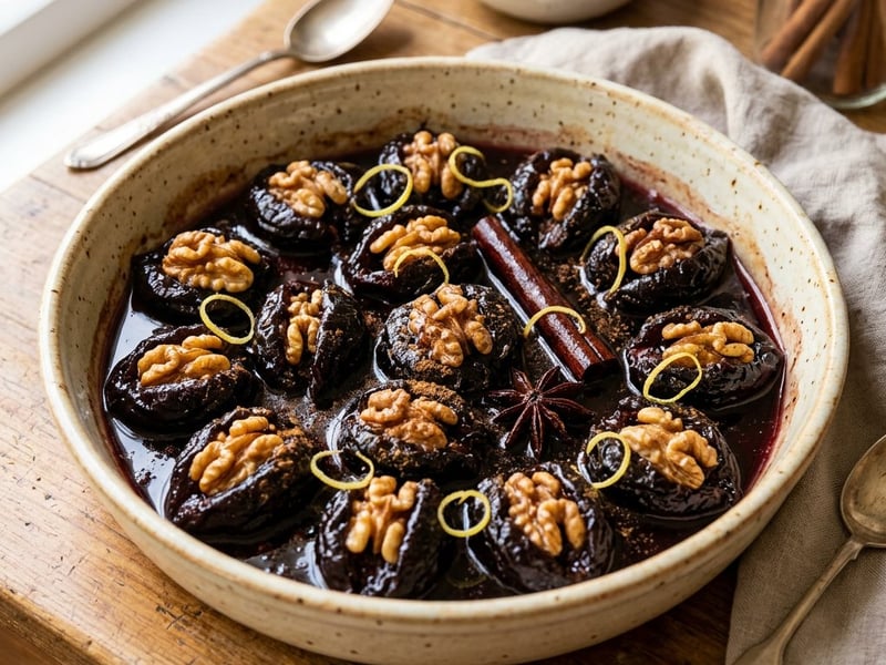 Prune umplute cu nuci | Desert tradițional de toamnă