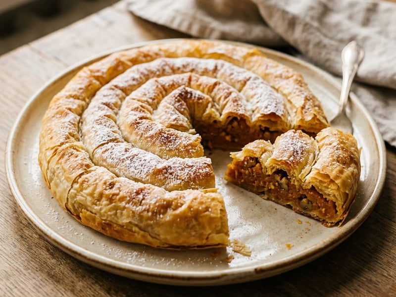 Plăcintă tradițională cu dovleac | Aromată și crocantă