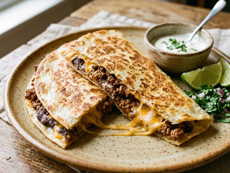 Mexican Beef and Bean Machete | Crispy and Juicy Street Food