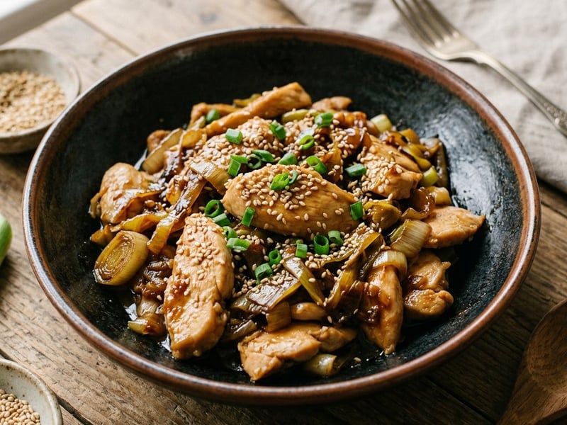 Wok Chicken with Leeks | 15-Minute Asian Dinner