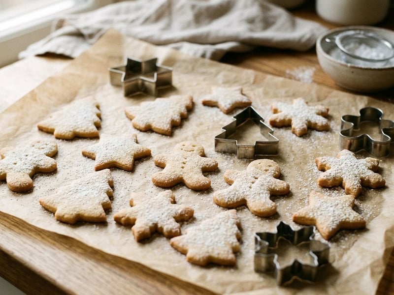 Festive Christmas Butter Cookies | In Cheerful Shapes for Kids