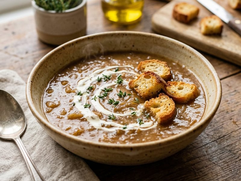 Supă cremă de ceapă coaptă | Catifelată și aromată