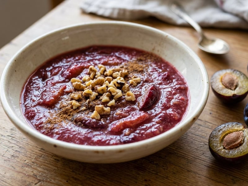 Plum Chisăliță with Walnuts | Traditional Aromatic Dessert