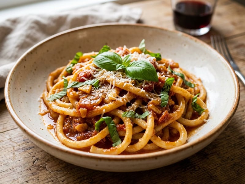 Pici all'Aglione | Quick and Aromatic Tuscan Classic