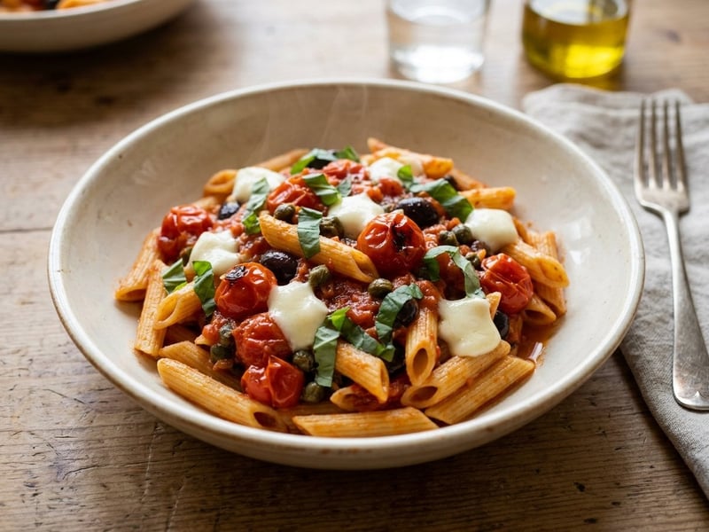 Penne alla Vesuviana | Gust napoletan gata în 20 min