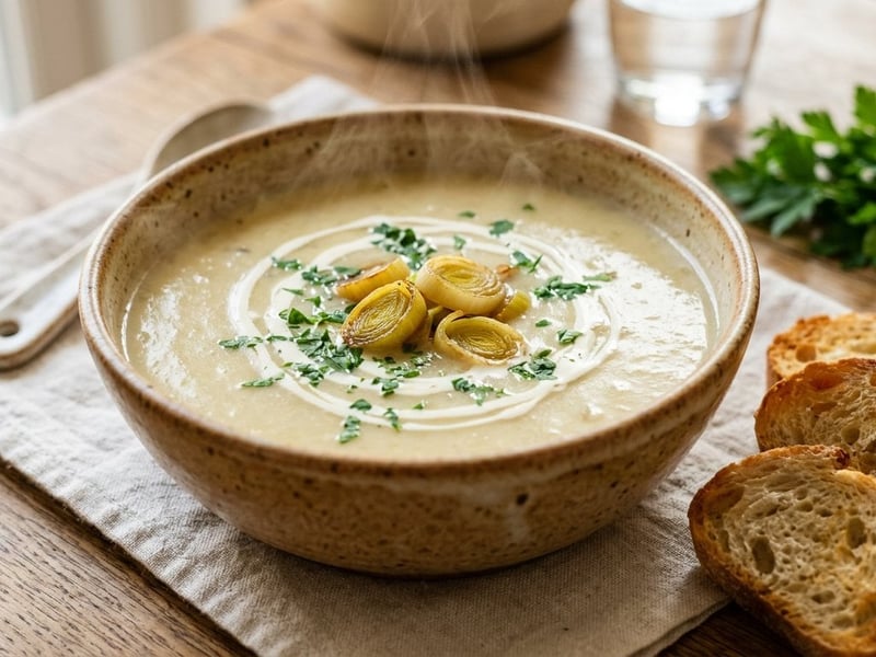 Potage Parmentier | French Leek and Potato Soup