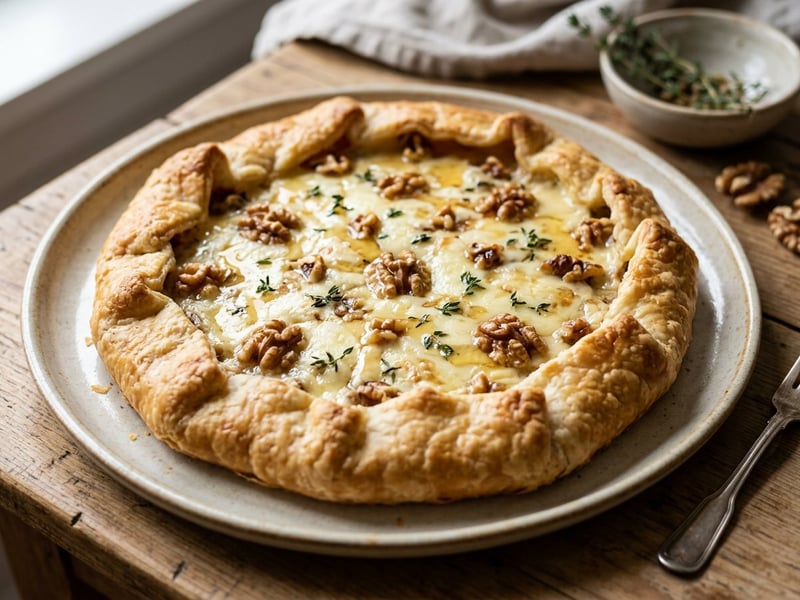 Neufchâtel Cheese and Walnut Tart | French Taste