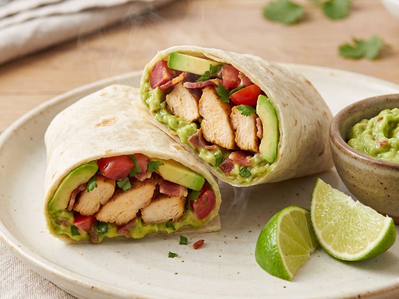 Burrito cu pui