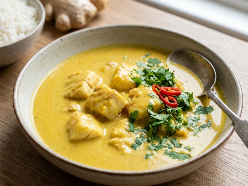 Curry indian de peste din Goa