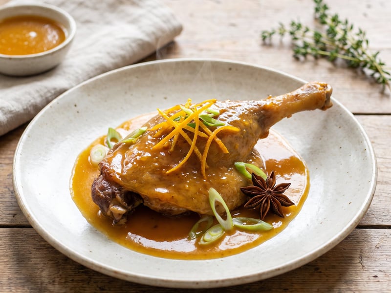 Duck in Orange Sauce