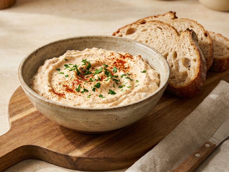 Budapest Spread with Cottage Cheese and Bell Pepper