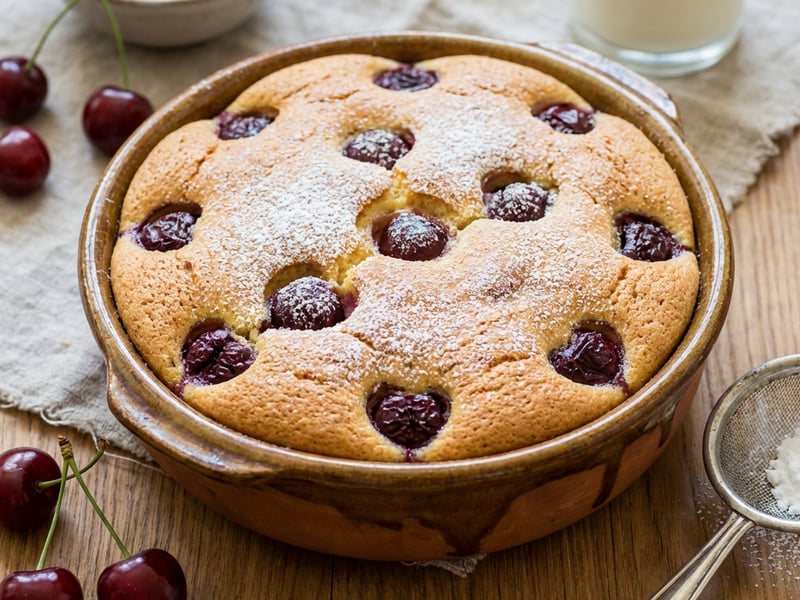 Fluffy Fruit Cake (Bublanina)
