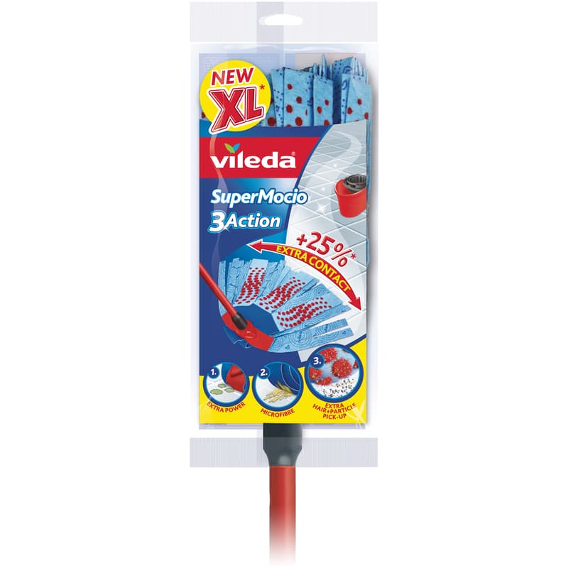 Vileda Mop 3Action+maner Euroclick