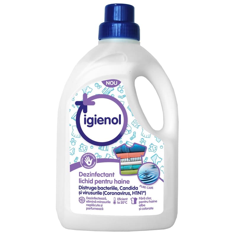 Igienol Dezinfectant lichid pentru haine Pure Care