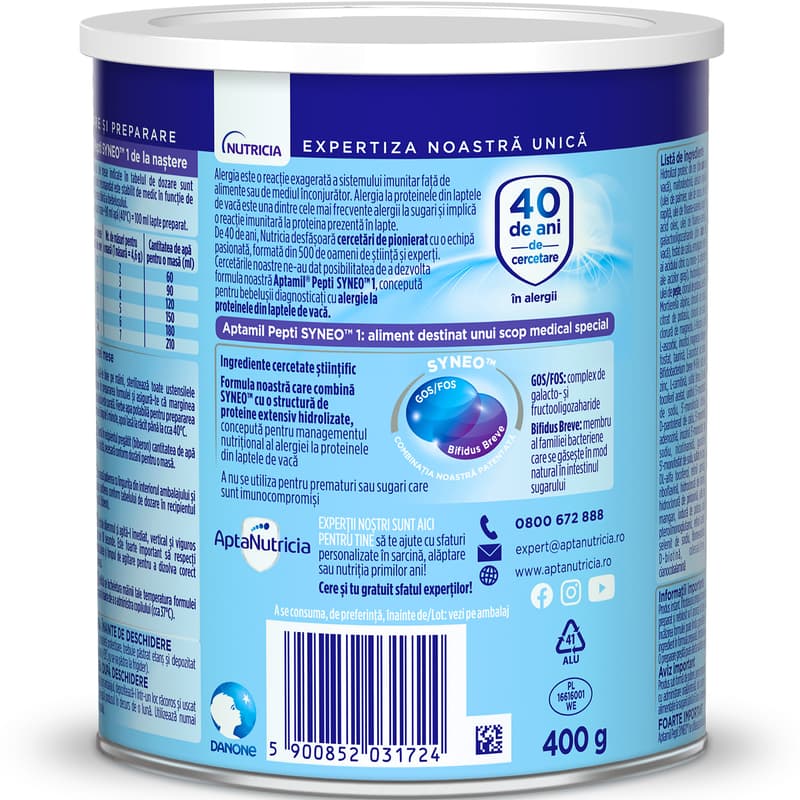 Aptamil Pepti Syneo 1 Powdered Milk