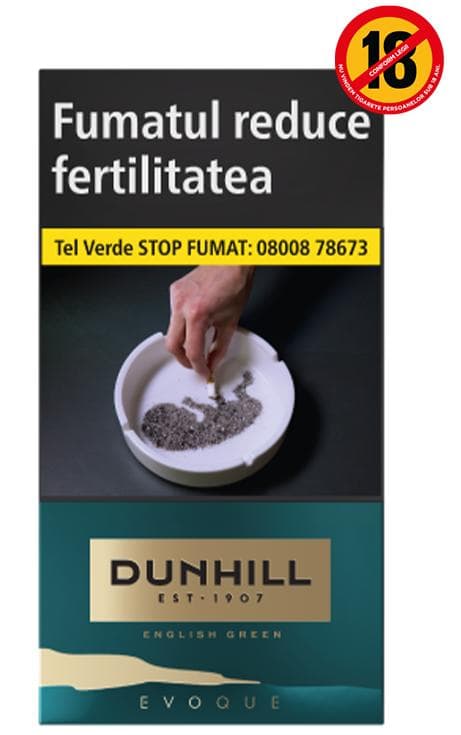 Dunhill Evoque English Green 100S Tigari