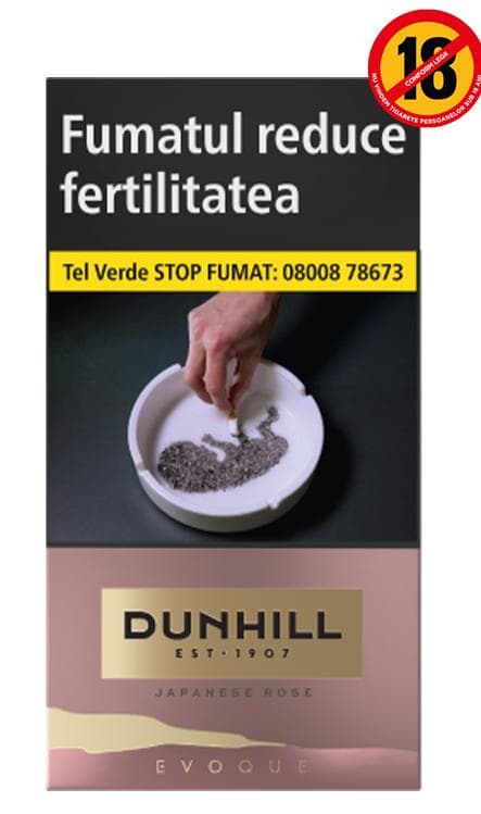 Dunhill Evoque Japanese Rose 100S Tigari