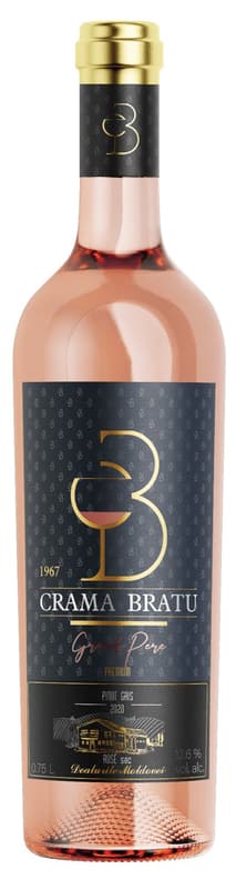 Crama Bratu Vin rose sec Pinot Gris Premium Grand-Pere