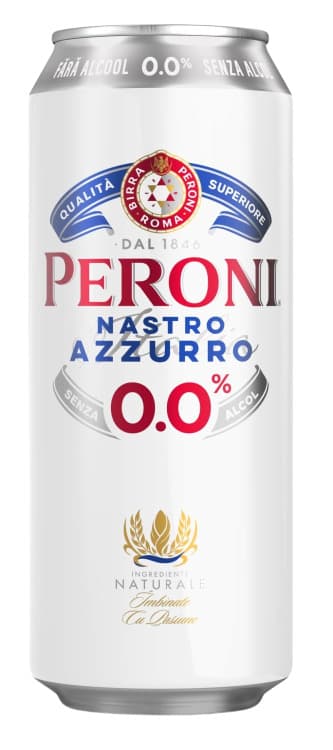 Peroni 0.0% Alcohol Free Blonde Beer Can