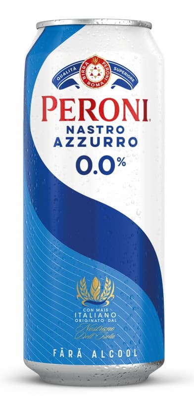 Peroni 0.0% Alcohol Free Blonde Beer Can