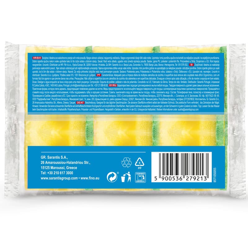 Fino Kitchen Sponges for Nail Protection