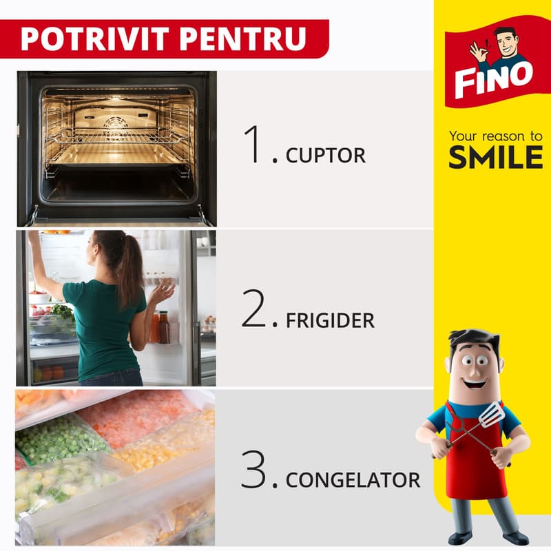 Fino Folie de aluminiu embosata
