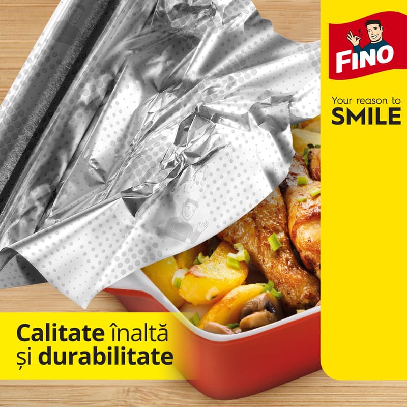 Fino Folie de aluminiu embosata