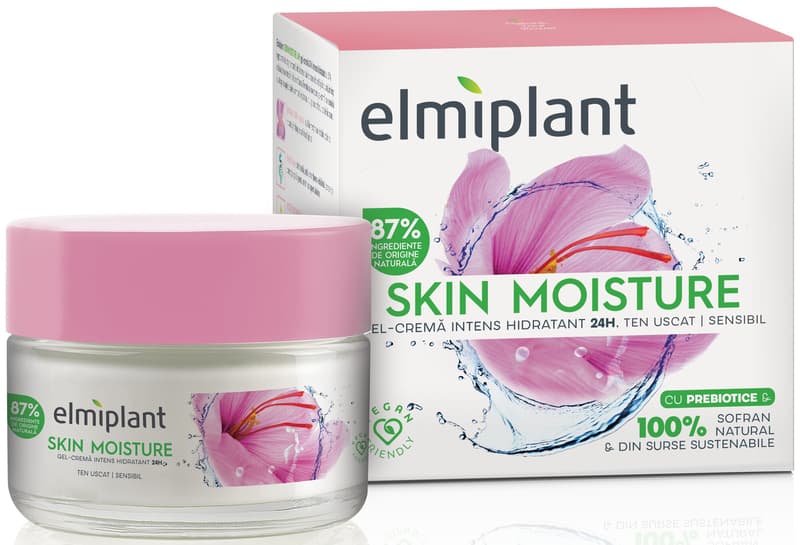 Elmiplant Skin Moisture Gel-crema intens hidratanta 24h ten uscat/sensibil