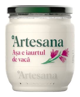 Artesana Iaurt natural din lapte de vaca