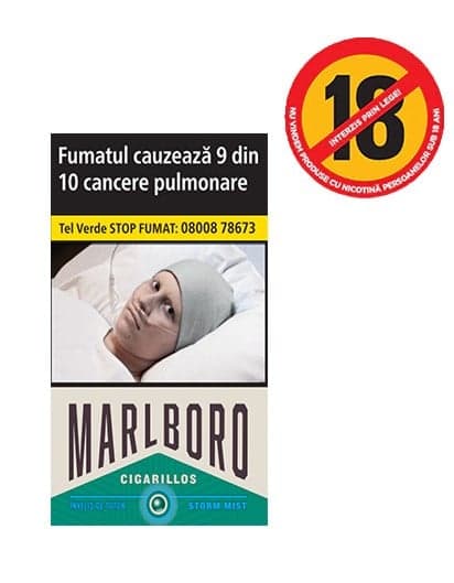 Marlboro Cigarillos Storm Mist Tigari de foi