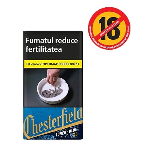 Chesterfield Tuned Blue XL Cigarettes