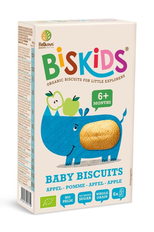 Biskids ECO Biscuiti bebe (de la 6 luni) fara zahar
