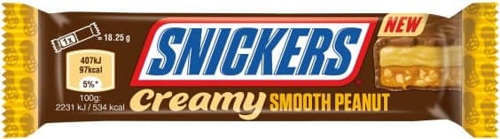 Snickers Creamy Milk Chocolate with Peanut Butter Filling and Roasted Peanut Caramel Center