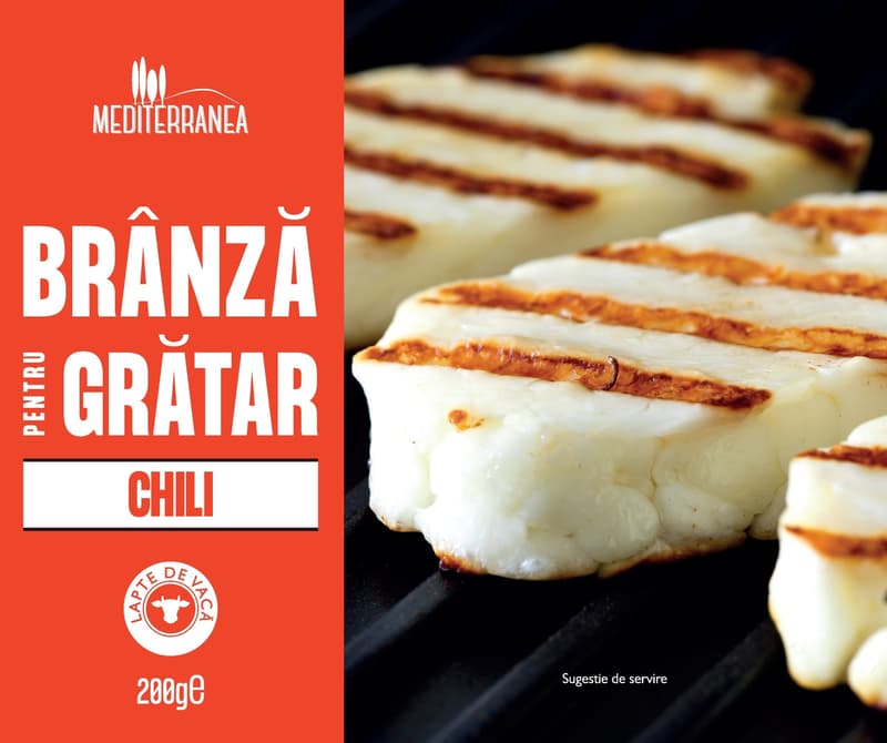 Mediterranea Branza pentru gratar cu chilli