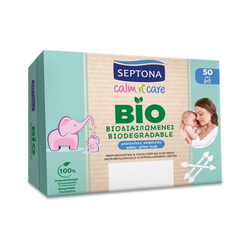 Septona Biodegradable Cotton Buds for Kids