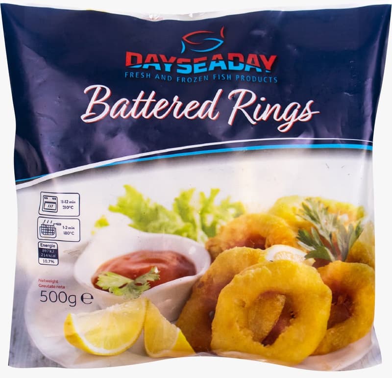 Dayseaday Breaded Squid Rings (frozen)