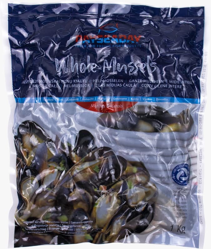 Dayseaday Mussels in Shell (frozen)