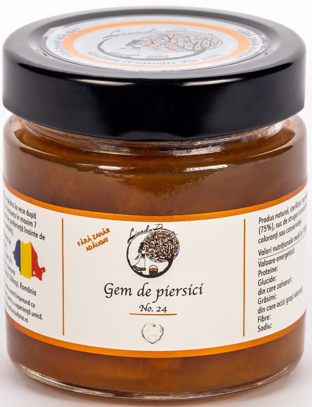 Livada Domnitei Peach Jam without Sugar