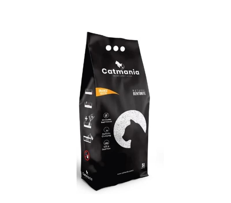 Catmania- Cat litter, bentonite with orange scent