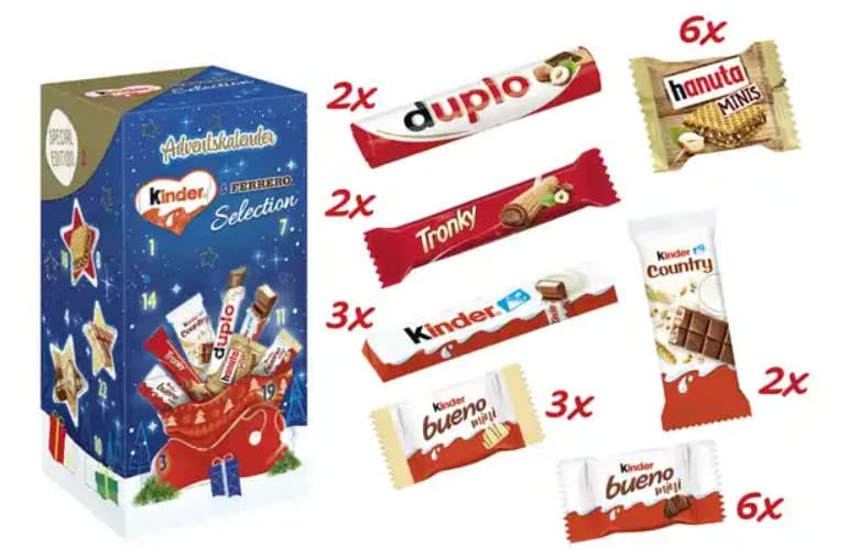 Kinder&Ferrero Mix Calendar Advent