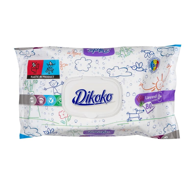 Dikoko Premium Wet Wipes with Lavender Scent